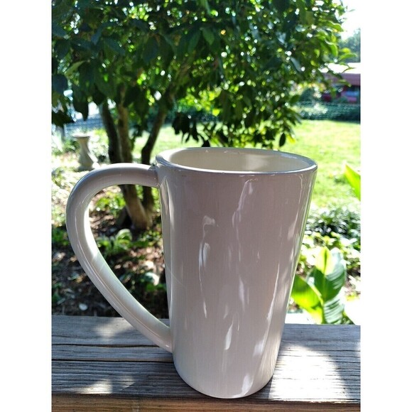 Dept 56   White Coffee Mug Tea Cup I'm no quitter - Picture 3 of 7